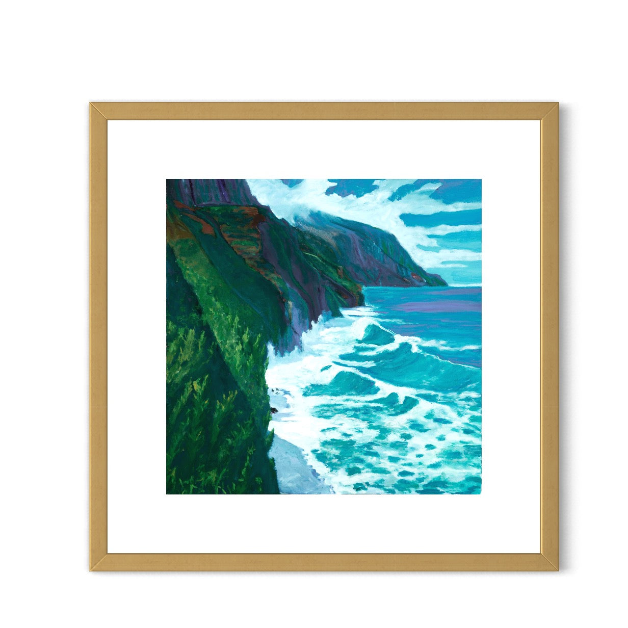 Dreams of Nā Pali Framed Art Print