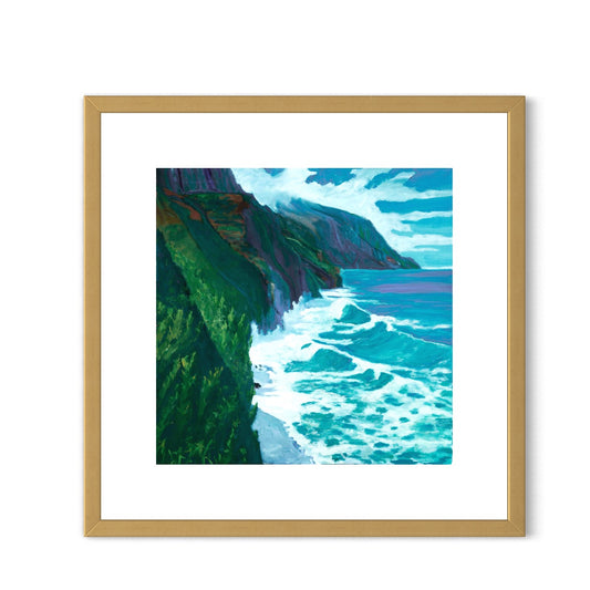 Dreams of Nā Pali Framed Art Print