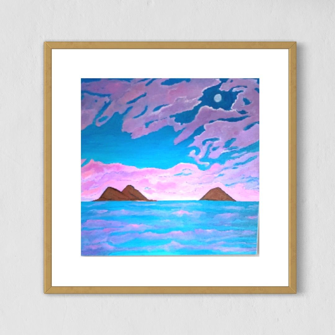Dreams of Lanikai Framed Art Print