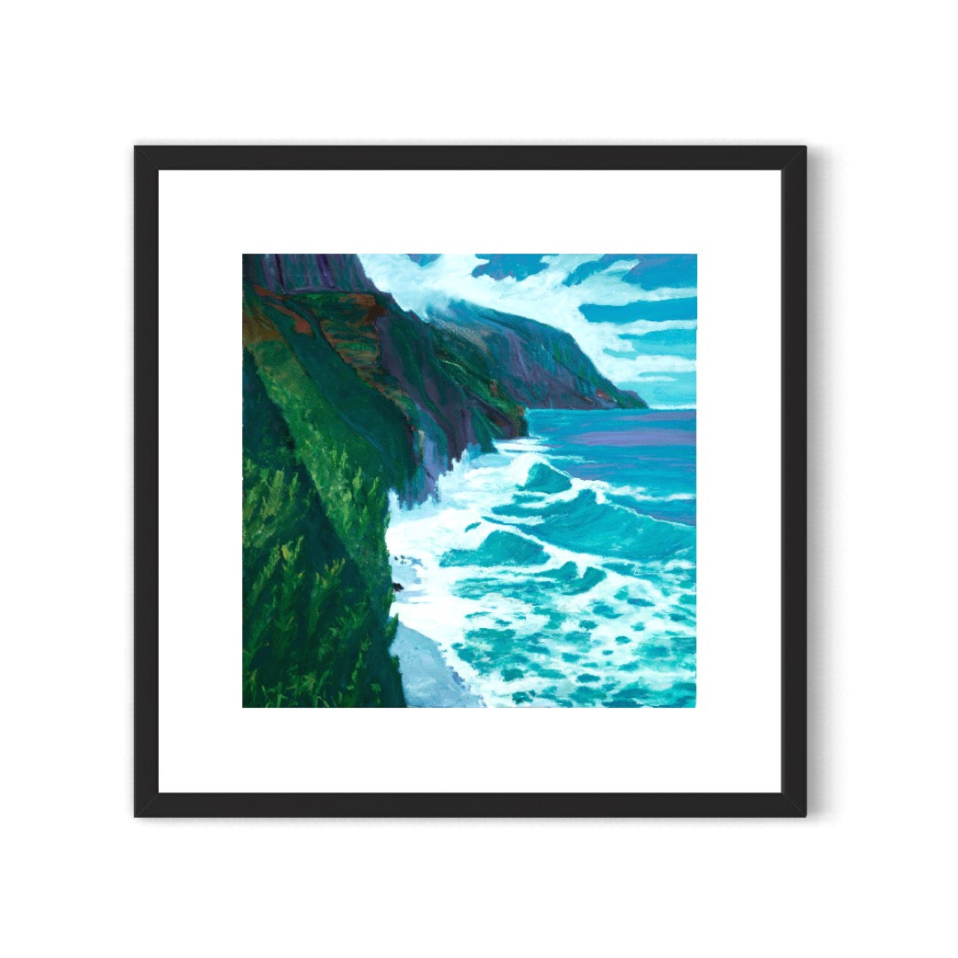 Dreams of Nā Pali Framed Art Print