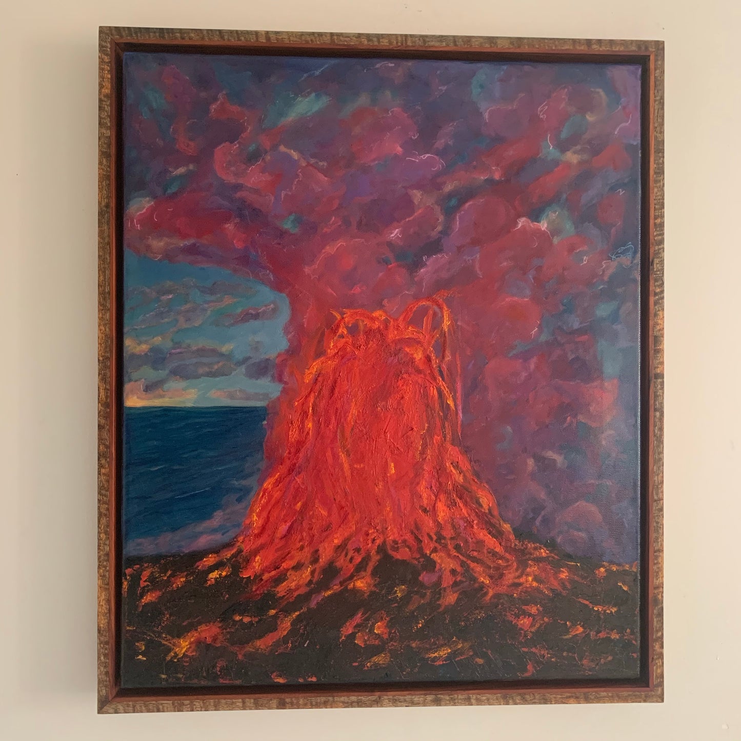 Eruption of Kilauea by Juanita Aguerrebere {Artist Proofs Series of 10}