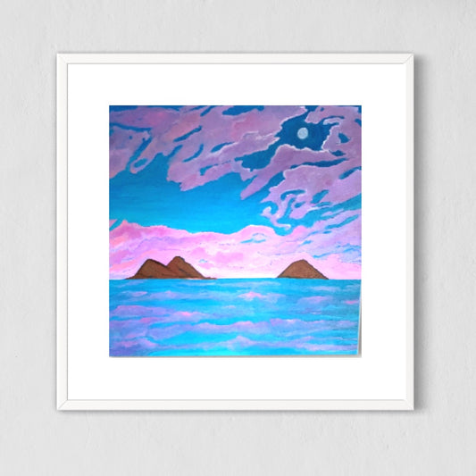 Dreams of Lanikai Framed Art Print