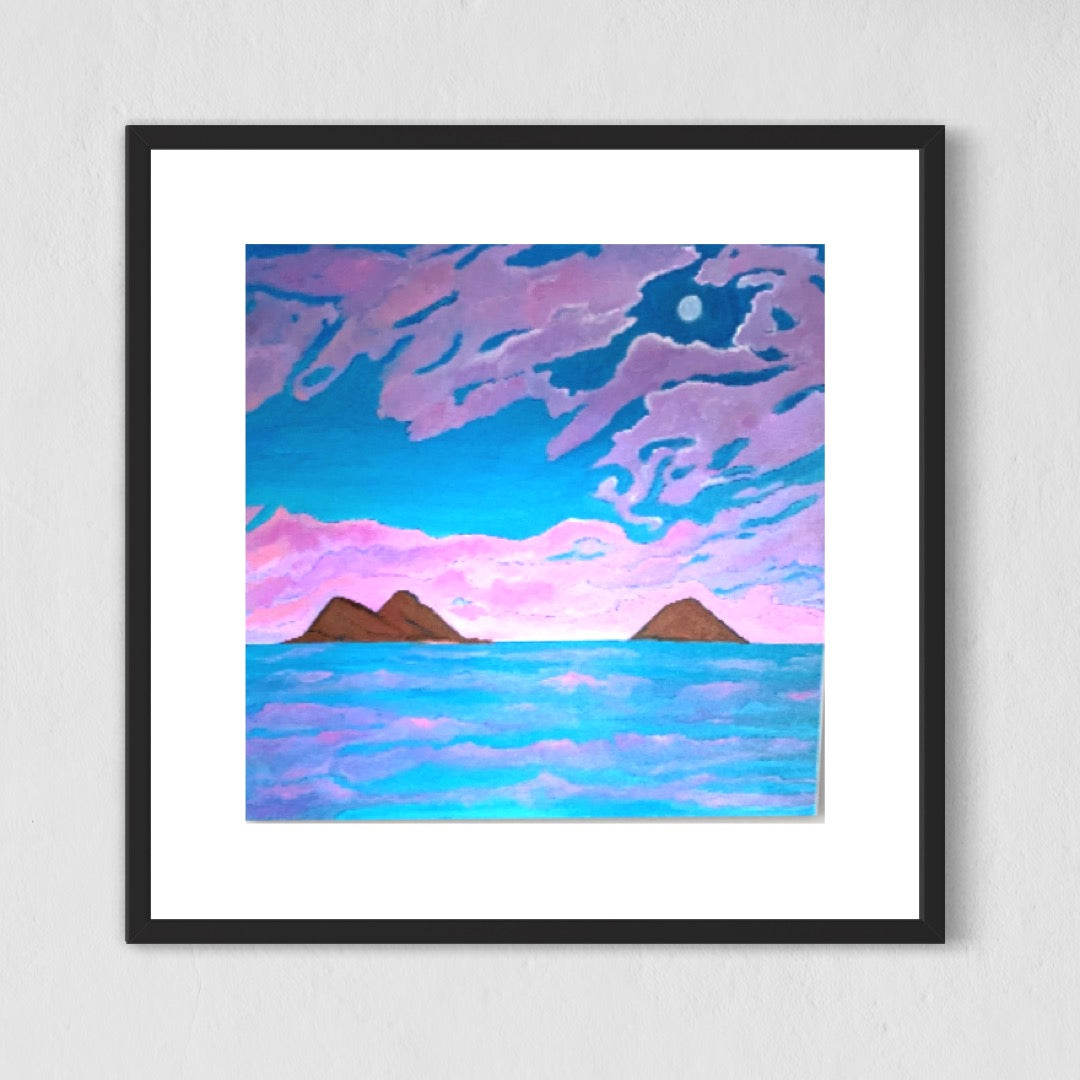 Dreams of Lanikai Framed Art Print